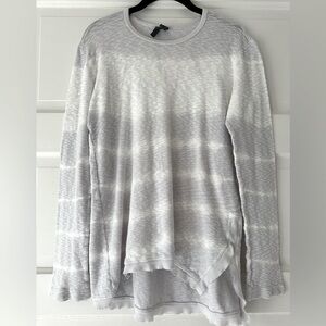 Anthropologie Left of Center long sleeve knit tie dye shirt.